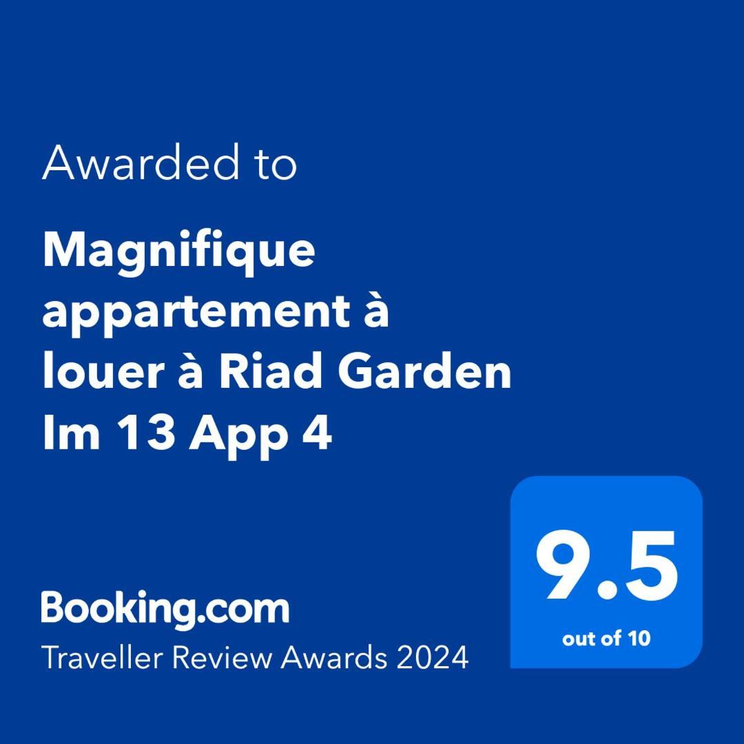 Magnifique Appartement A Riad Garden 마라케시 외부 사진